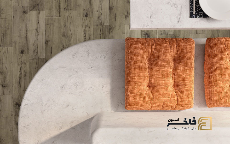 نمونه اجرا شده سنگ کوارتز